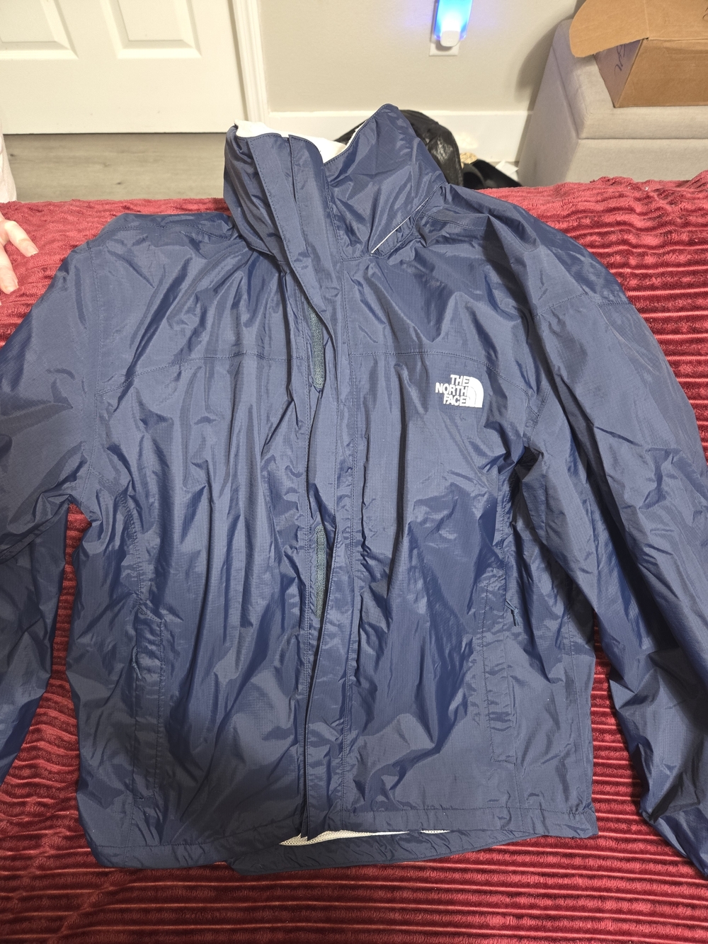 The North Face Navy Lightweight Windbreaker Jacket